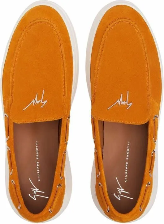 Giuseppe Zanotti Conley slip-on loafers Orange