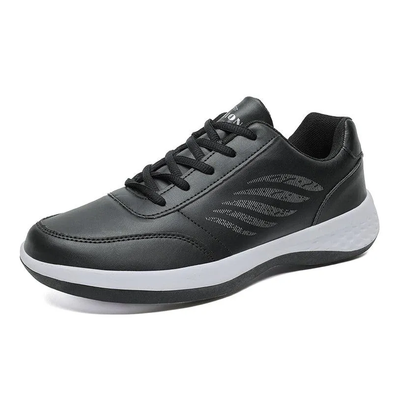 GO103 Men's Casual Shoes: Breathable Leather Sneakers for Outdoor Comfort