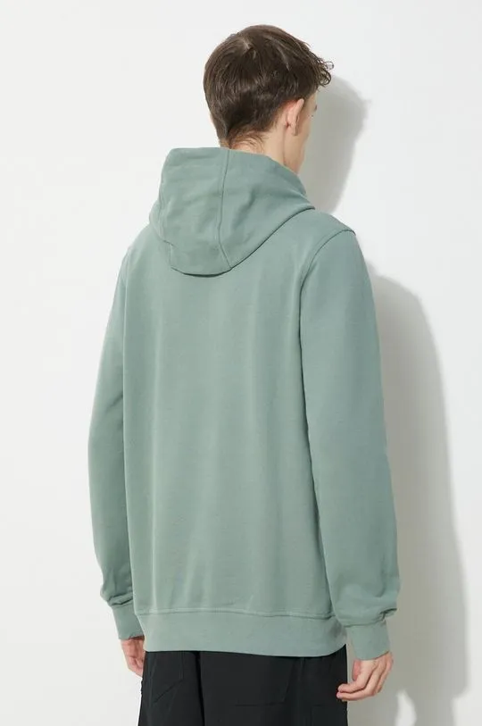 Helly Hansen cotton sweatshirt men's green color