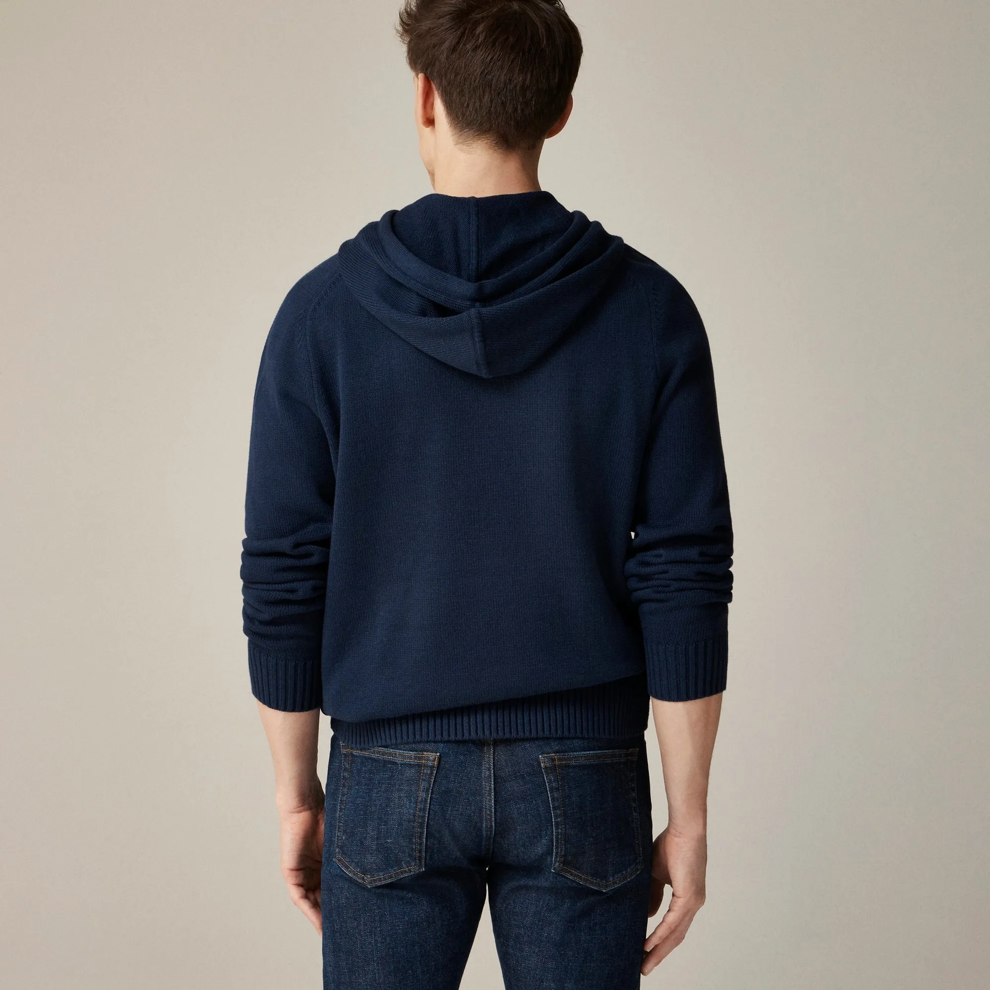 Heritage cotton hooded sweater