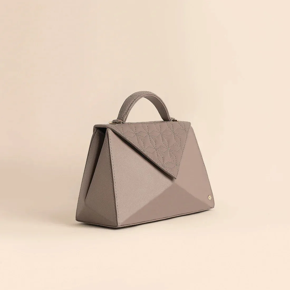 Hexella Flap Taupe Grey