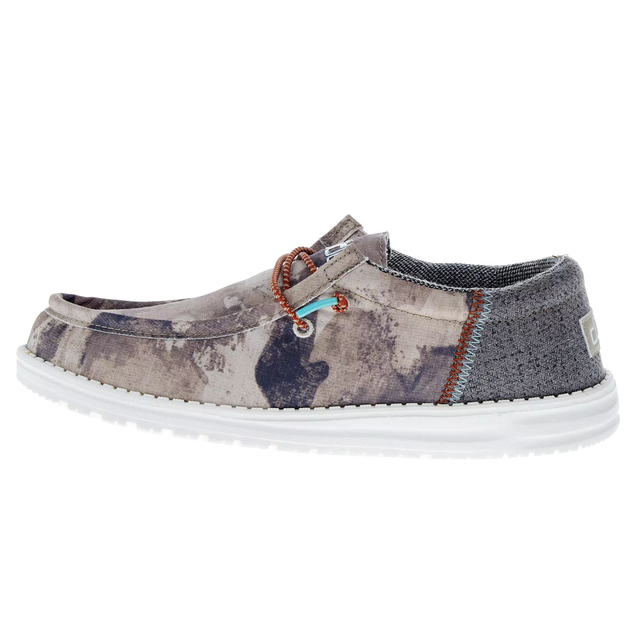 Hey Dude Mens Wally Funk Slip On Shoes- Sage Camo