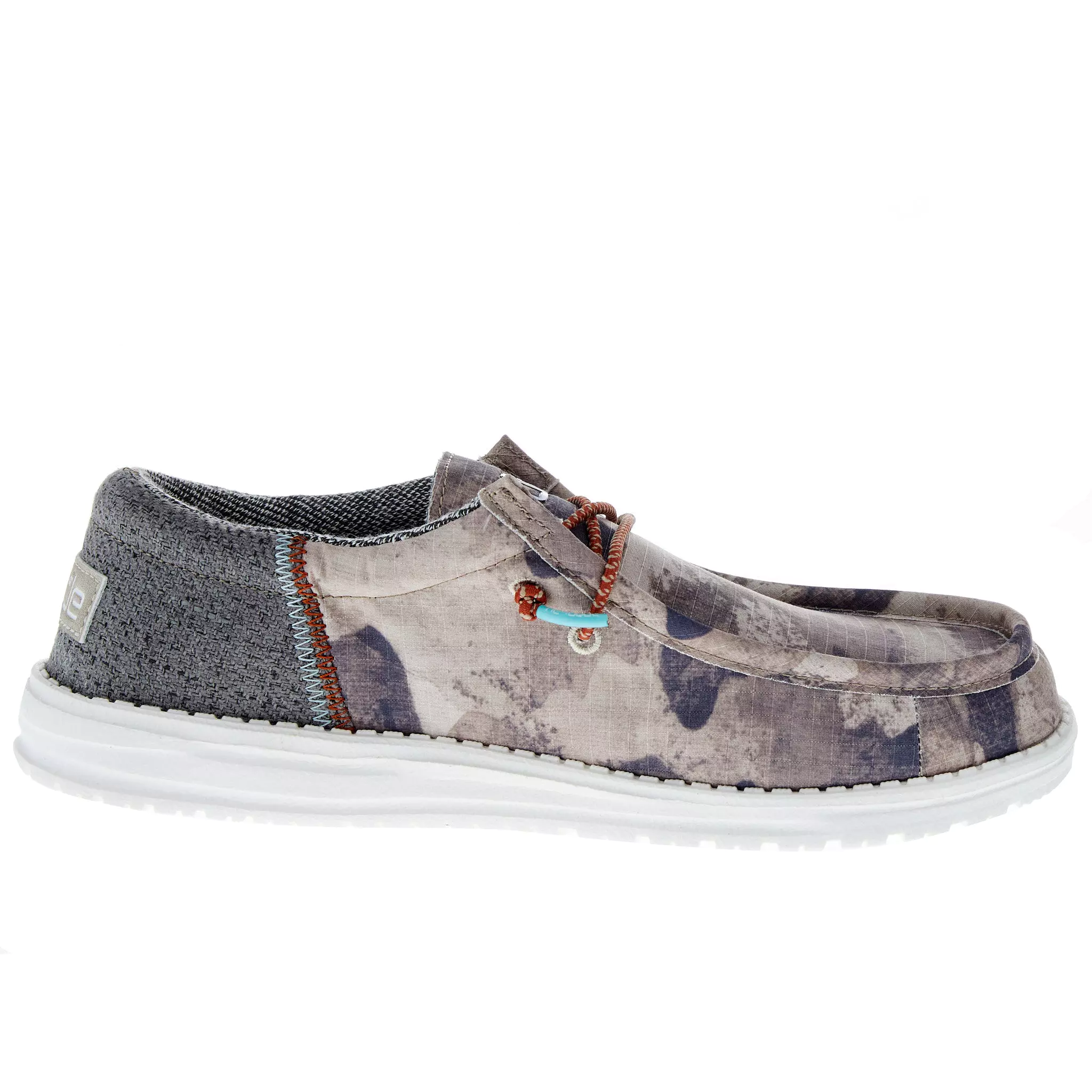 Hey Dude Mens Wally Funk Slip On Shoes- Sage Camo