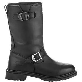 'Highway 21' Tall 12 Primary Engineer Boot - Black