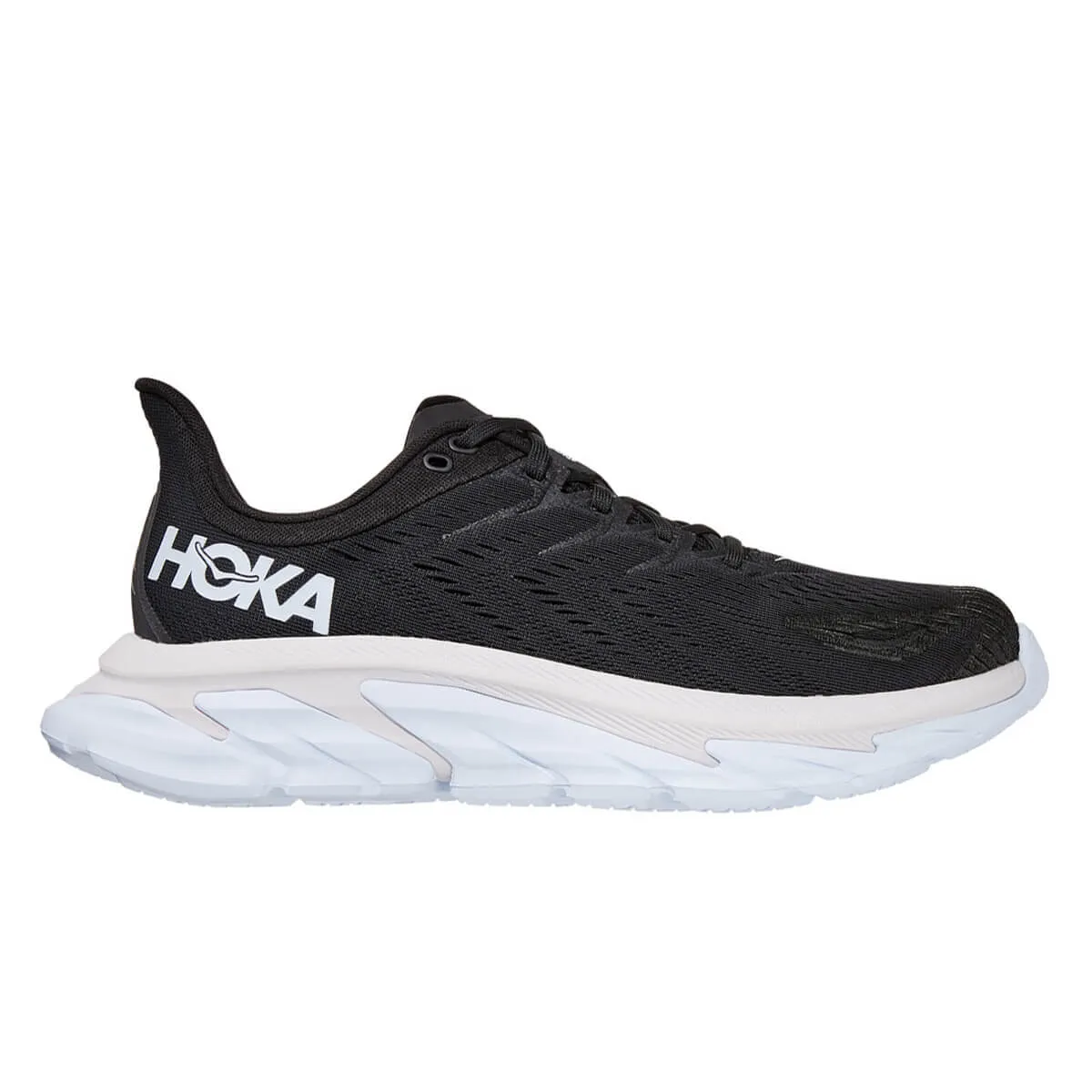 Hoka Clifton 8 Mens | Black / White