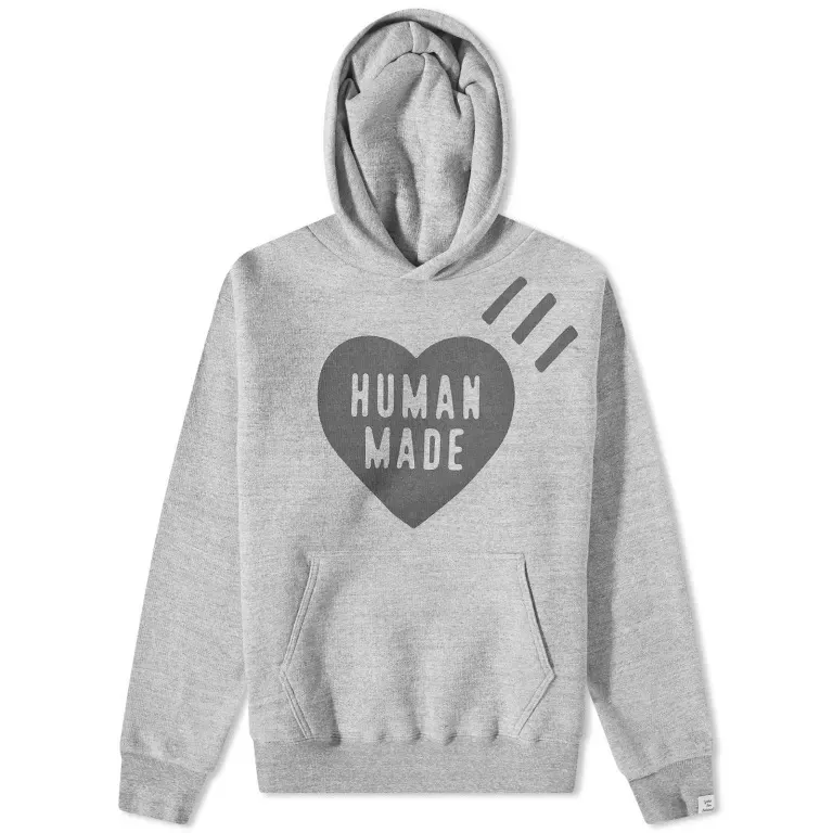 HUMAN MADE  |Heart Plain Cotton Logo Hoodies