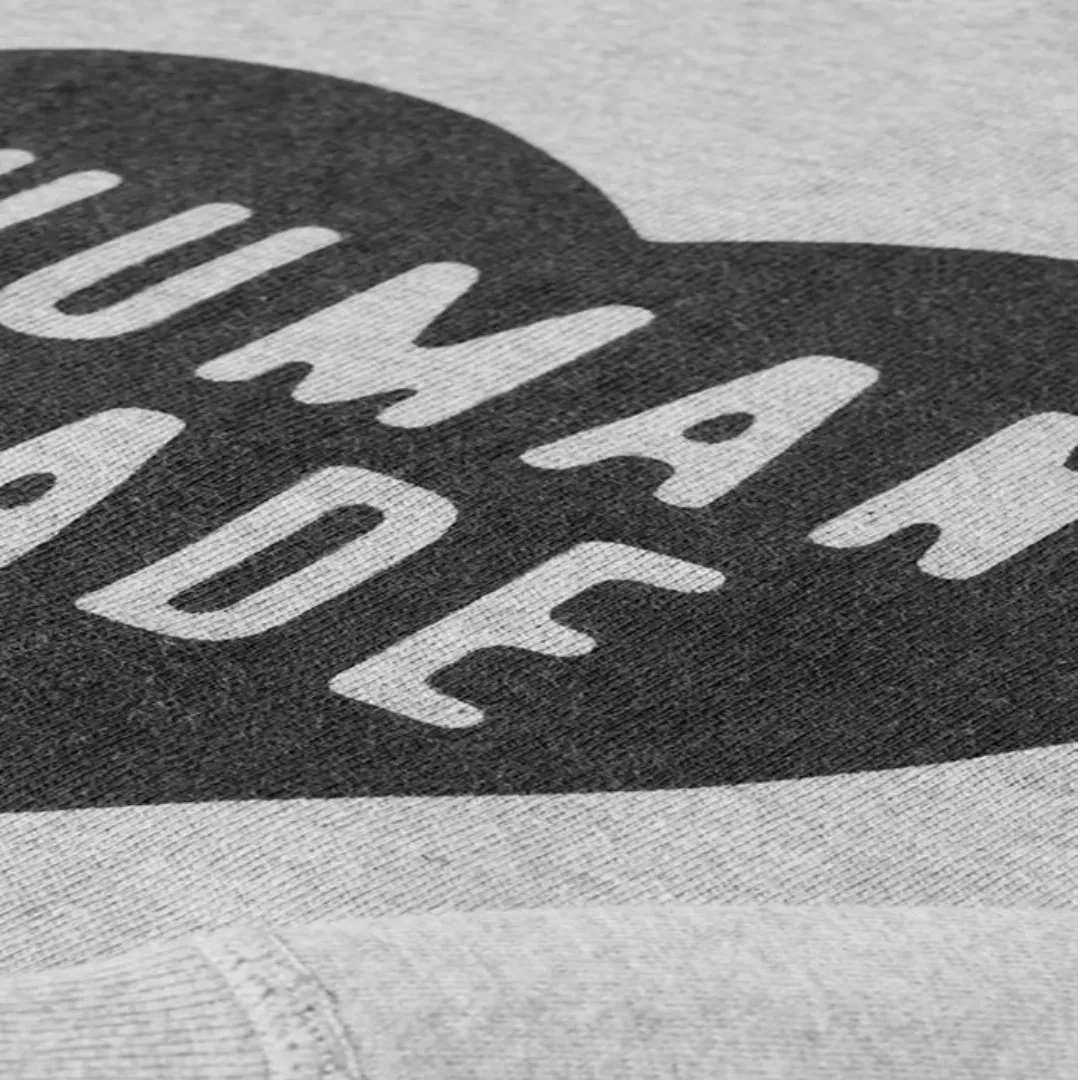 HUMAN MADE  |Heart Plain Cotton Logo Hoodies