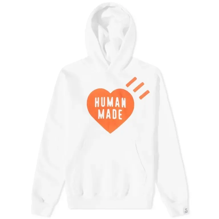 HUMAN MADE  |Heart Plain Cotton Logo Hoodies