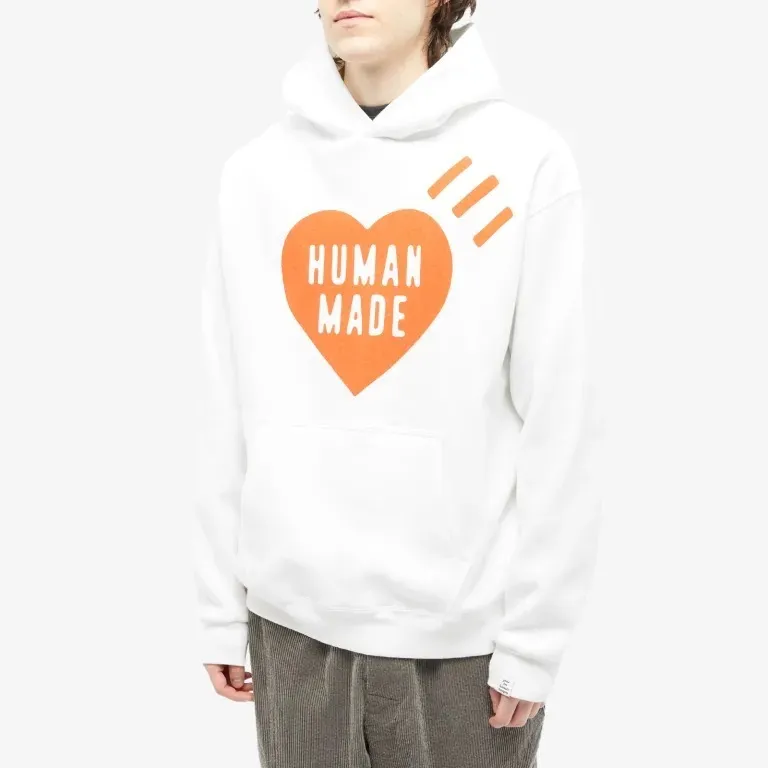 HUMAN MADE  |Heart Plain Cotton Logo Hoodies