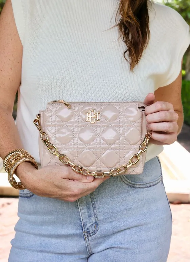 Jace Crossbody Nude Patent LQ