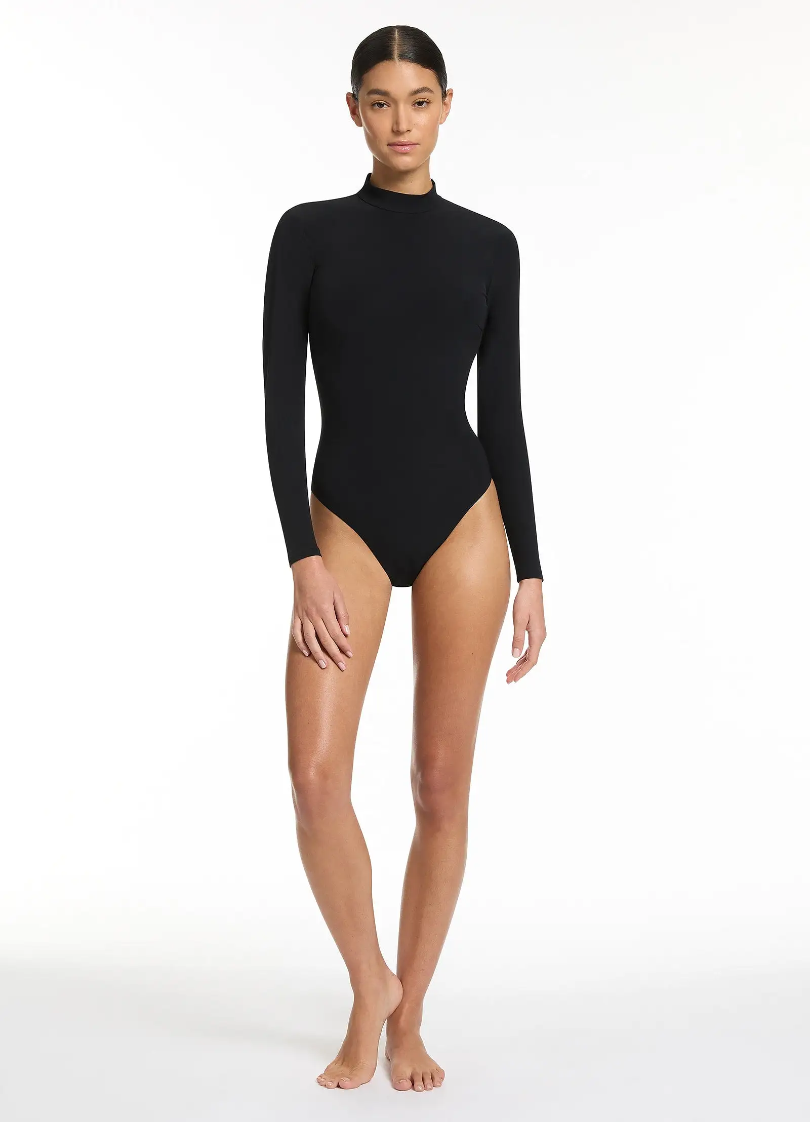 Jetset Zip Up Surfsuit - Black