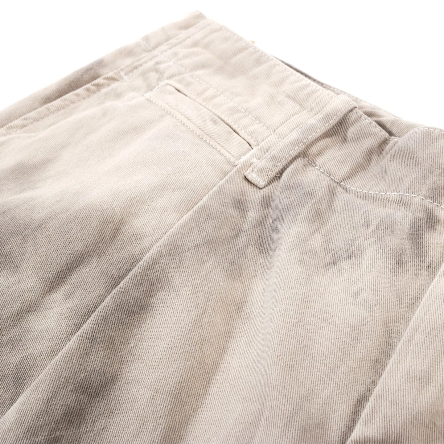 KAPITAL KATSURAGI HIGH WAIST NIME PANTS ASHBURY DYED ECRU / GRAY