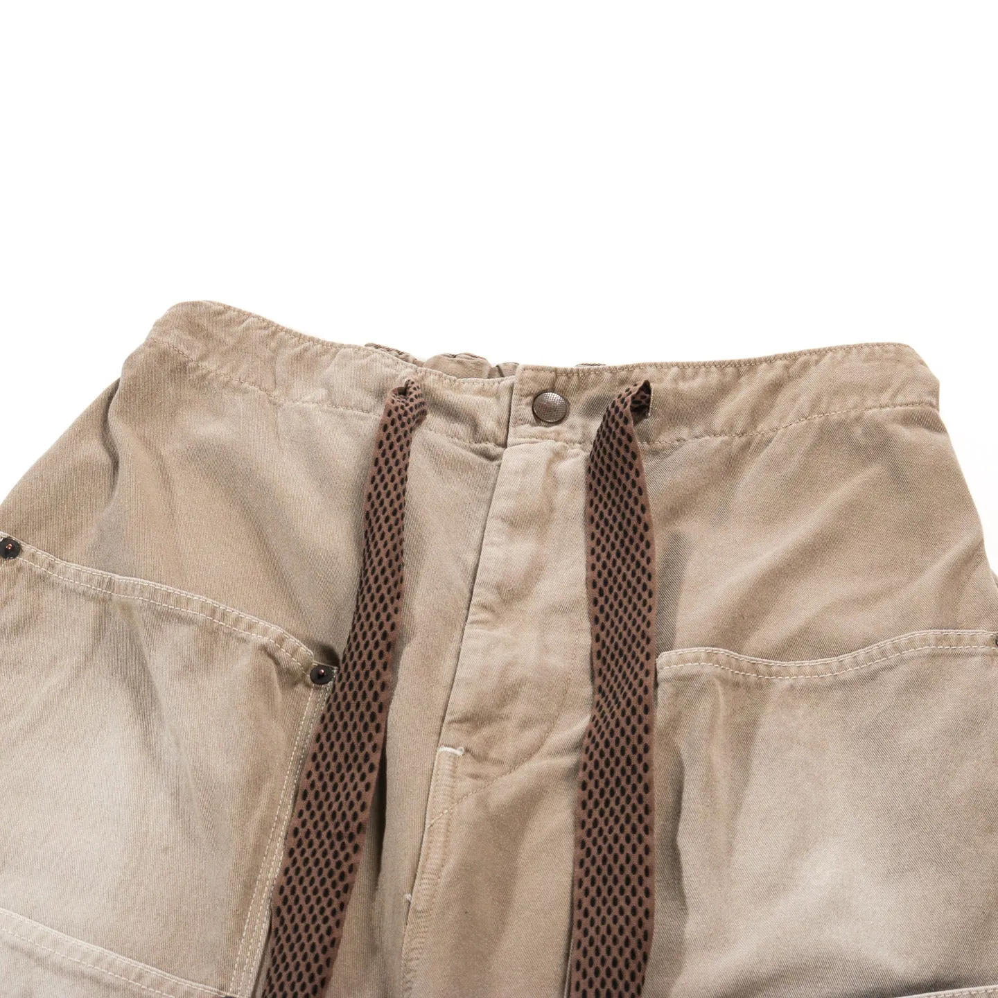 KAPITAL KATSURAGI W-KNEE EASY PANTS BEIGE