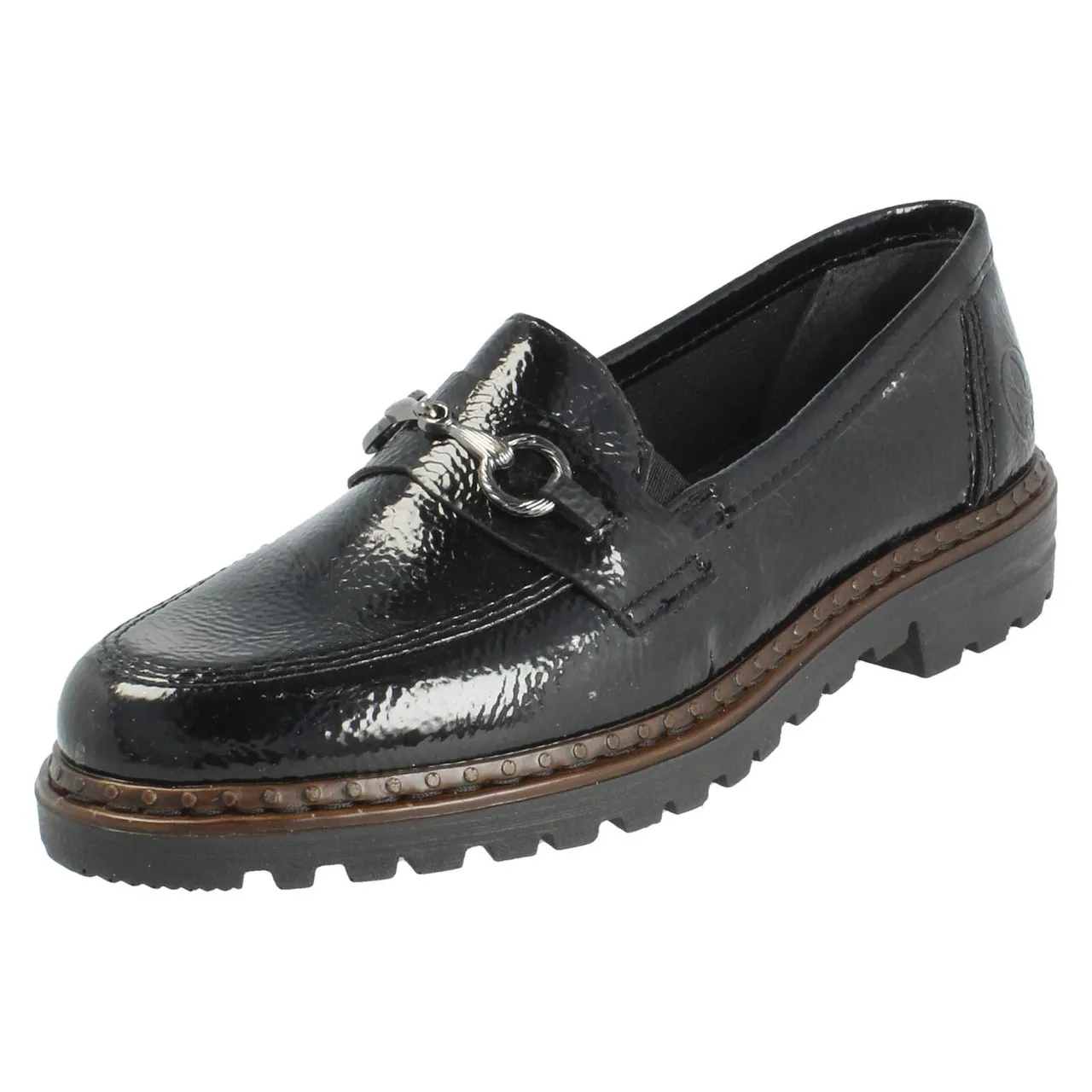 Ladies Rieker Slip On Loafers - 54862