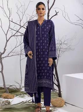 Lakhany Printed Cashmi Vool Unstitched 3 Piece Suit - LSM23CV LG-ZH-0099-C