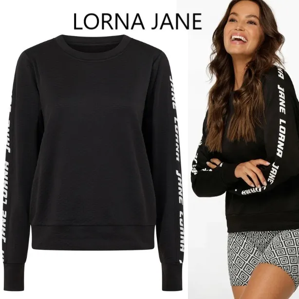 Lorna Jane  |Unisex Long Sleeves Logo Hoodies & Sweatshirts