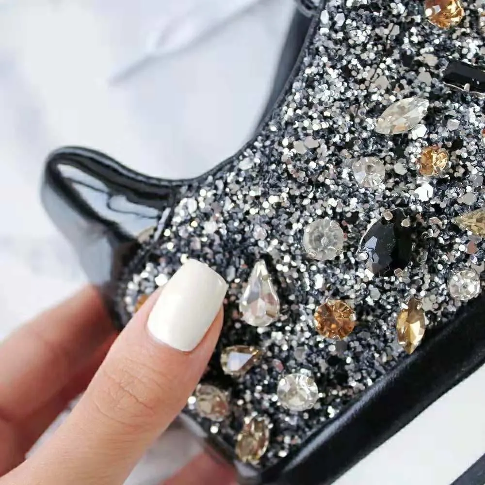 Luxury Glam Crystallized Sparkly Sneakers