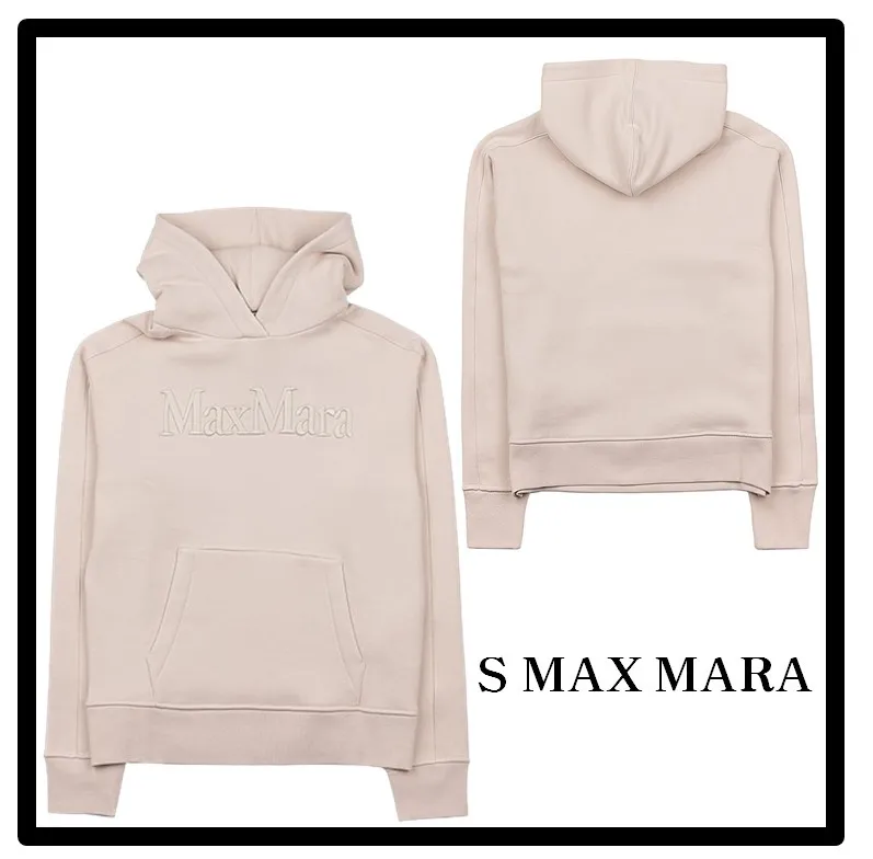 MaxMara  |Street Style Logo Hoodies & Sweatshirts