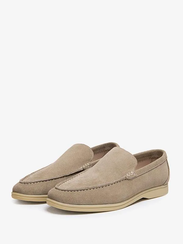 Men's Cowhide Slip-On Loafer Shoes