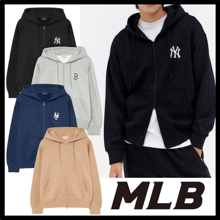 MLB Korea  |Street Style Logo Hoodies