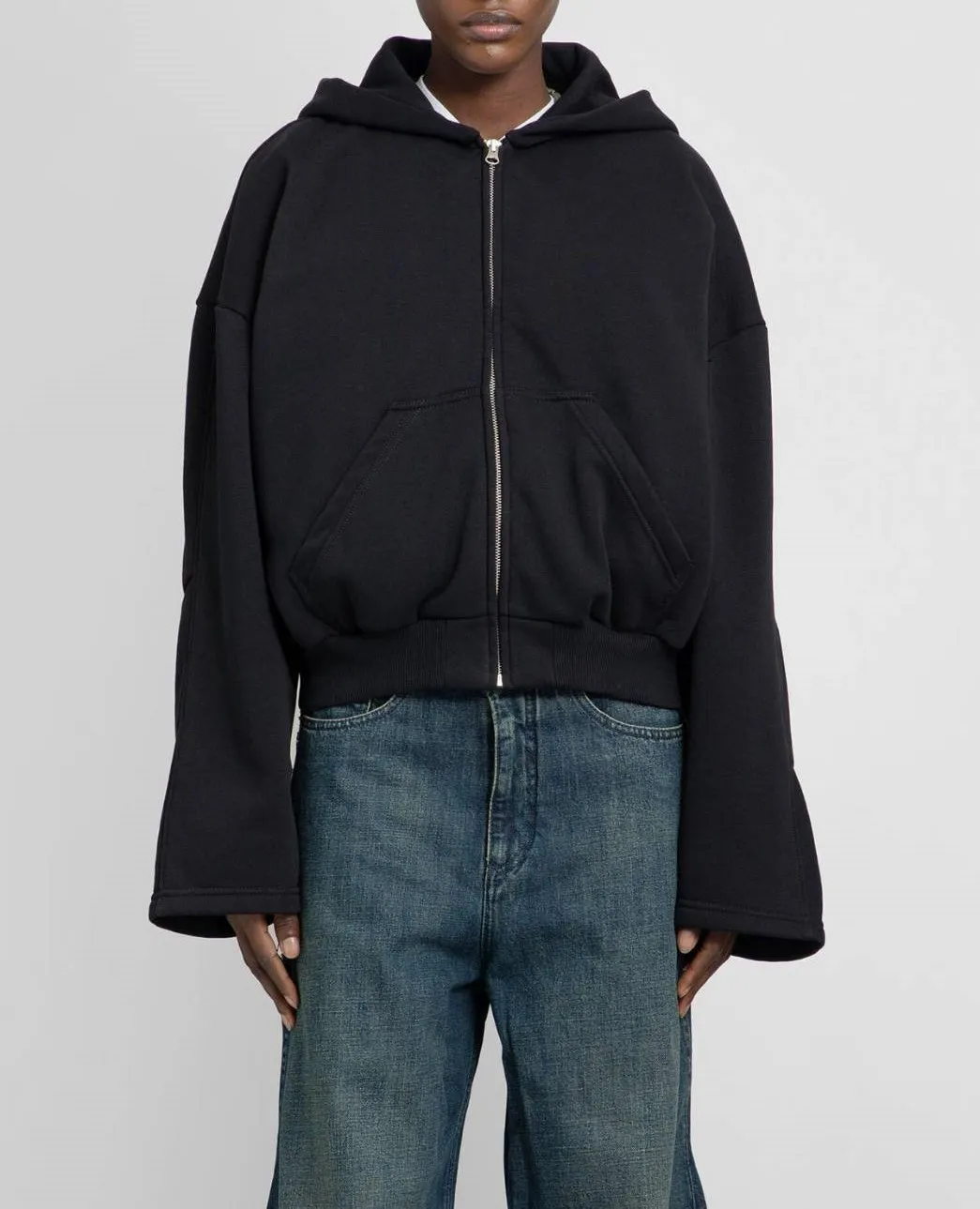 MM6 Maison Margiela  |Long Sleeves Plain Cotton Hoodies & Sweatshirts