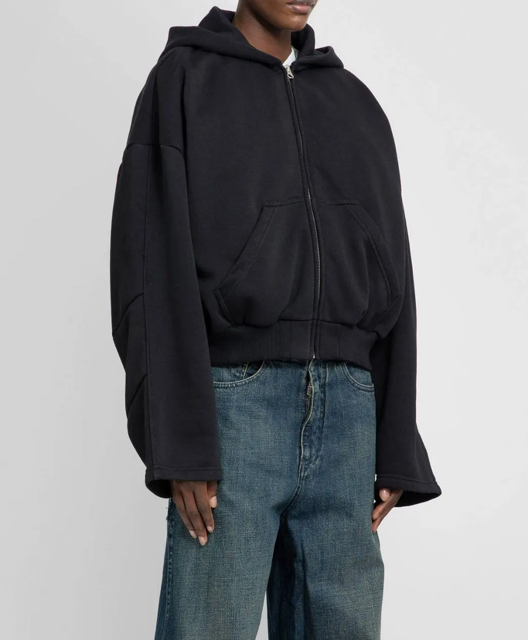 MM6 Maison Margiela  |Long Sleeves Plain Cotton Hoodies & Sweatshirts