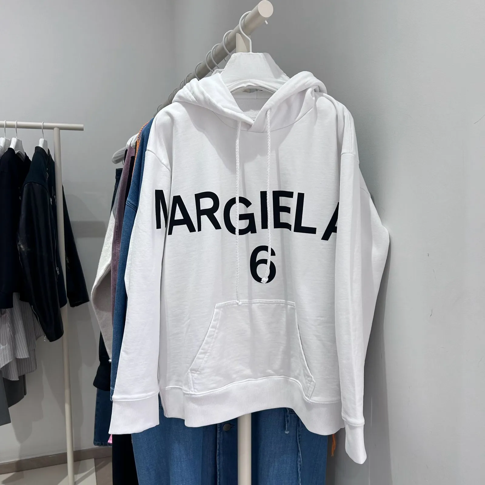 MM6 Maison Margiela  |Plain Logo Outlet Hoodies & Sweatshirts