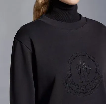 MONCLER  |Crew Neck Long Sleeves Cotton Logo FX Advantage / Exclusive