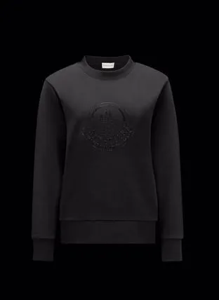 MONCLER  |Crew Neck Long Sleeves Cotton Logo FX Advantage / Exclusive