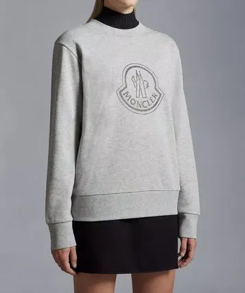 MONCLER  |Crew Neck Long Sleeves Cotton Logo FX Advantage / Exclusive