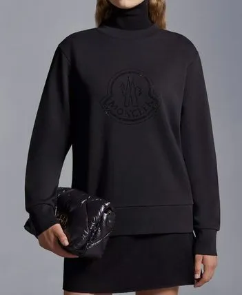 MONCLER  |Crew Neck Long Sleeves Cotton Logo FX Advantage / Exclusive