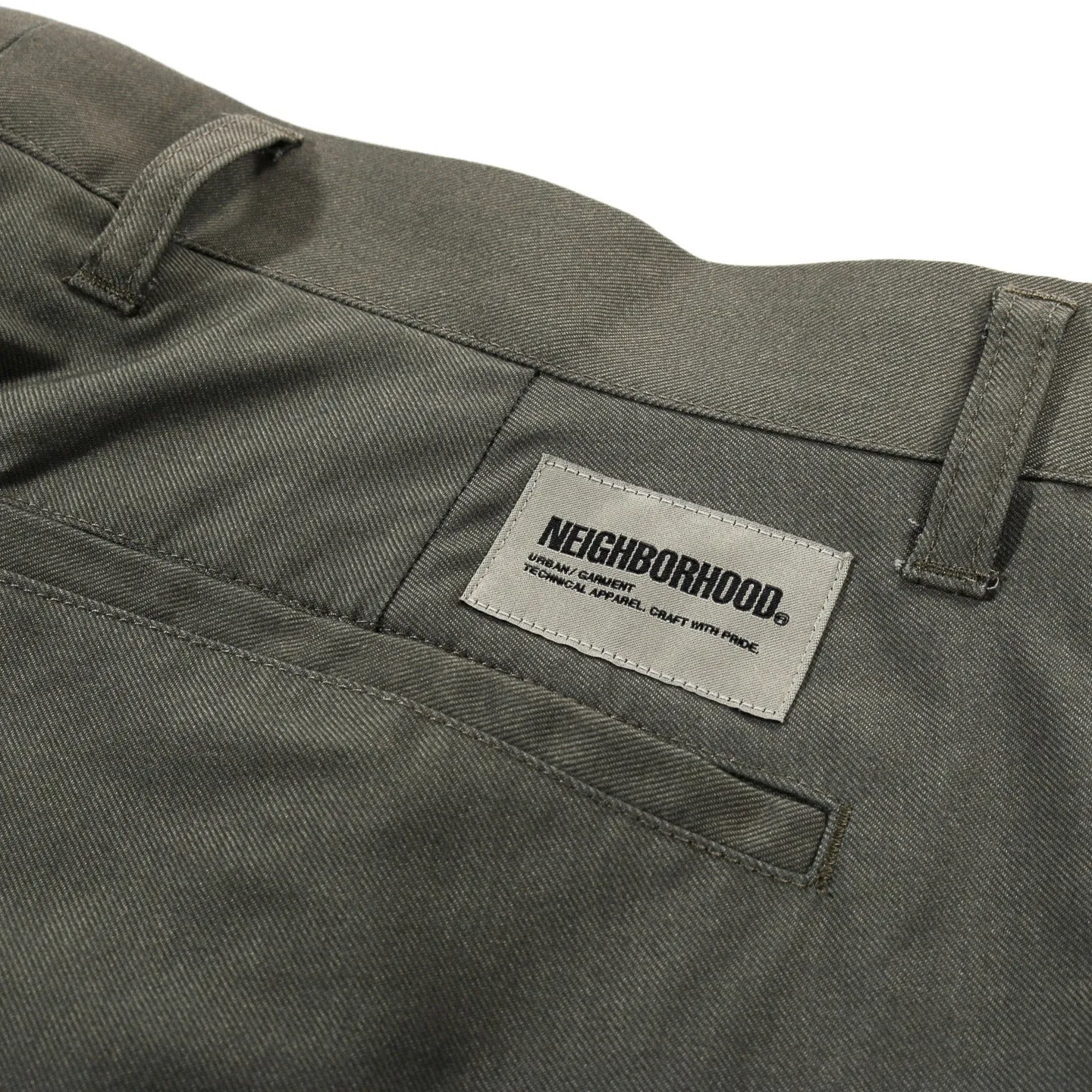 NEIGHBORHOOD ANKLE PANTS OLIVE DRAB