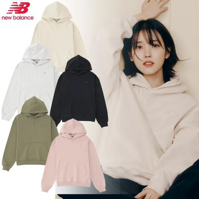 New Balance  |Long Sleeves Plain Cotton Logo Hoodies & Sweatshirts