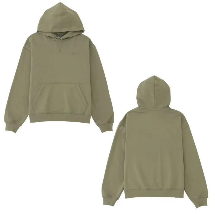 New Balance  |Long Sleeves Plain Cotton Logo Hoodies & Sweatshirts