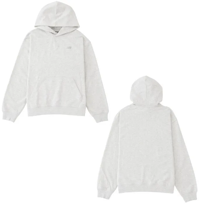 New Balance  |Long Sleeves Plain Cotton Logo Hoodies & Sweatshirts