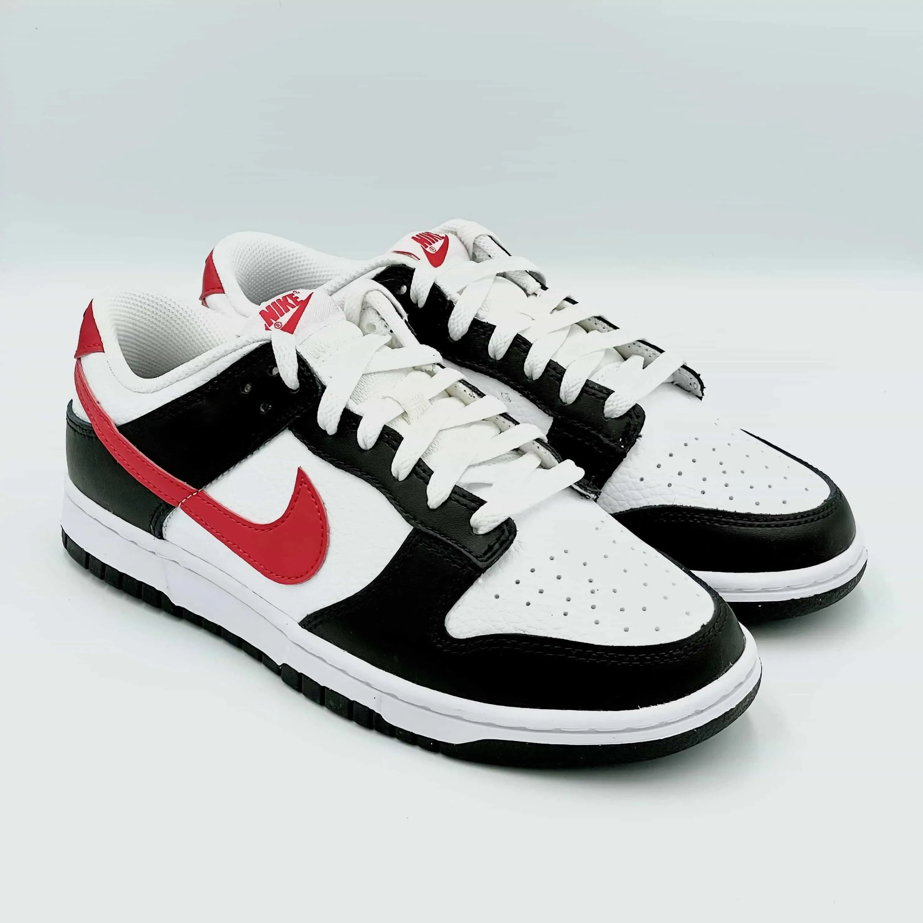 Nike Dunk Low Retro Red Swoosh Panda