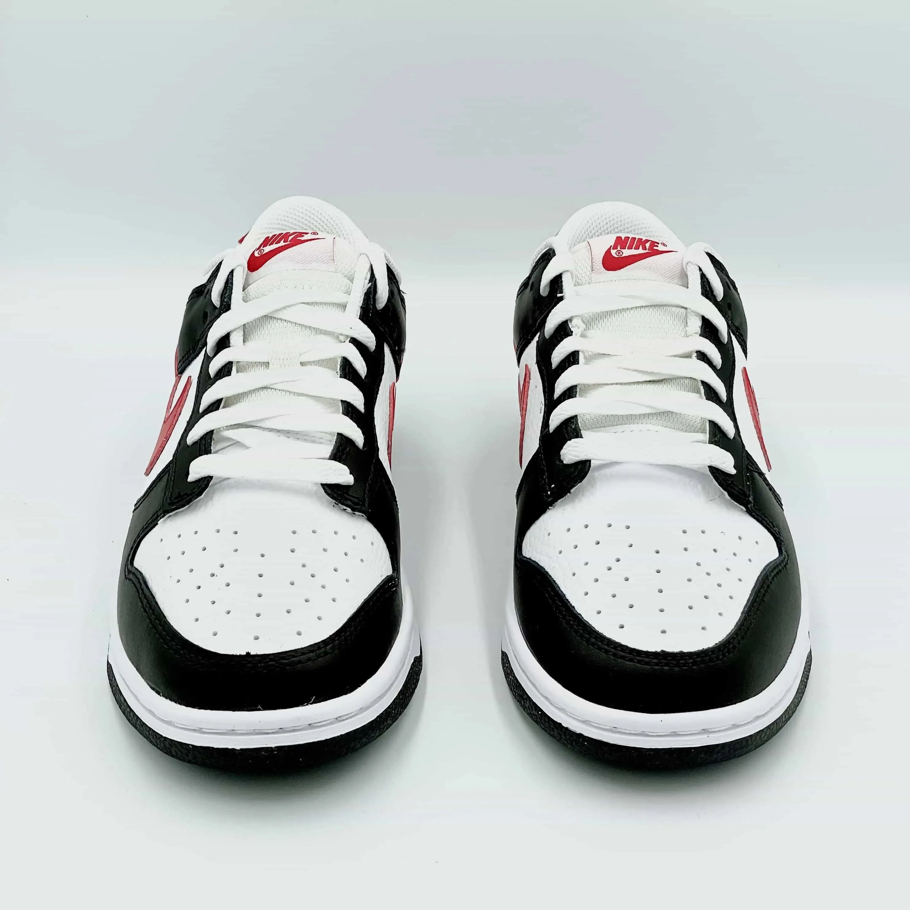 Nike Dunk Low Retro Red Swoosh Panda