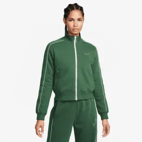 Nike Sportswear Women's Fir Green Fleece Track Top