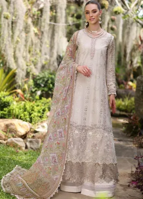 Noor by Saadia Asad Luxury Chikankari Lawn Unstitched 3Pc Suit D-03B