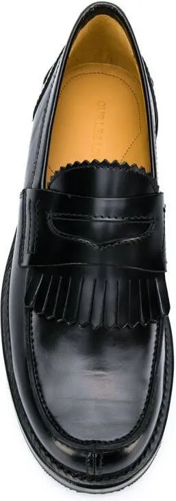 OUR LEGACY fringed slip-on loafers Black