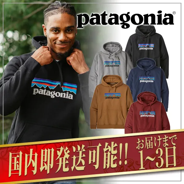 Patagonia  |Unisex Plain Logo Outdoor Hoodies