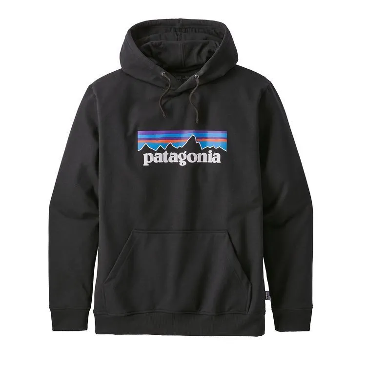 Patagonia  |Unisex Plain Logo Outdoor Hoodies