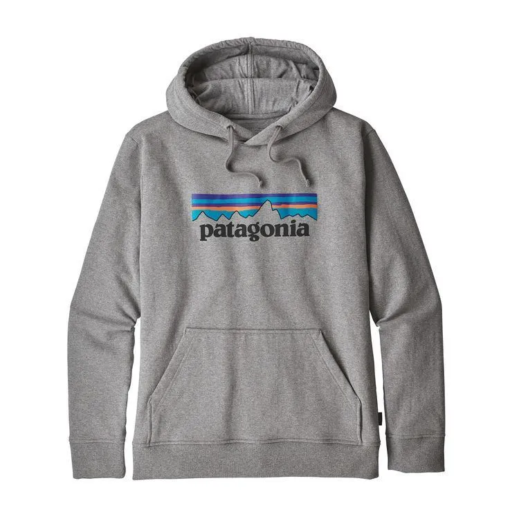 Patagonia  |Unisex Plain Logo Outdoor Hoodies