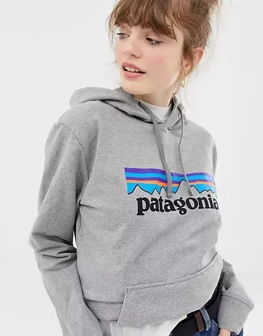 Patagonia  |Unisex Plain Logo Outdoor Hoodies