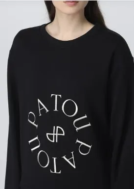 PATOU  |Long Sleeves Plain Medium Logo Hoodies & Sweatshirts