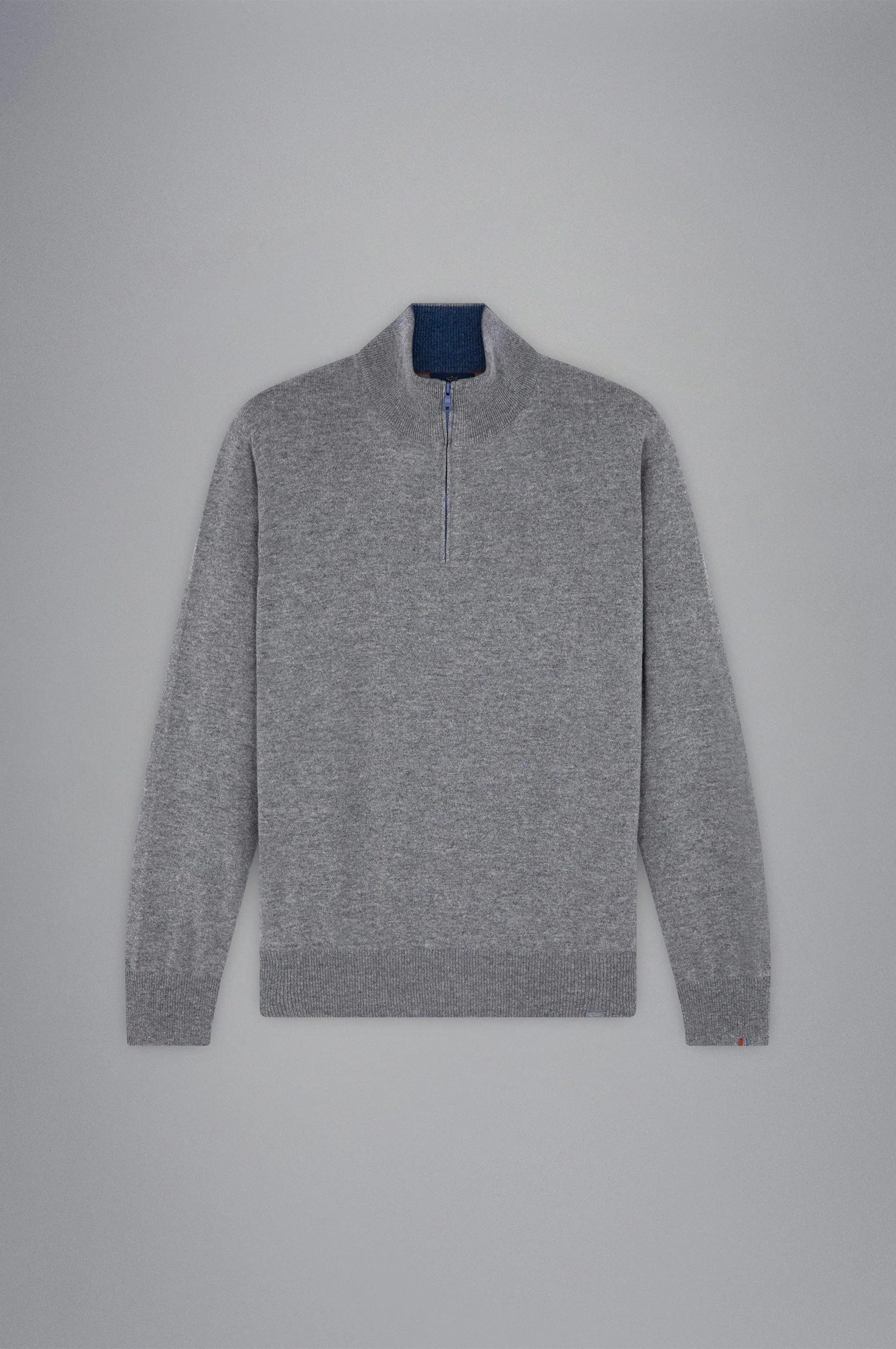 Paul & Shark - Chandail col zip de laine RE-WOOL