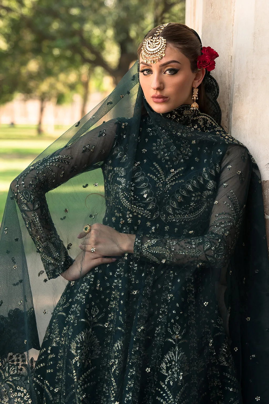 Pehli Nazar by Ayzel Embroidered Net Unstitched 3Pc Suit D-09 Farida