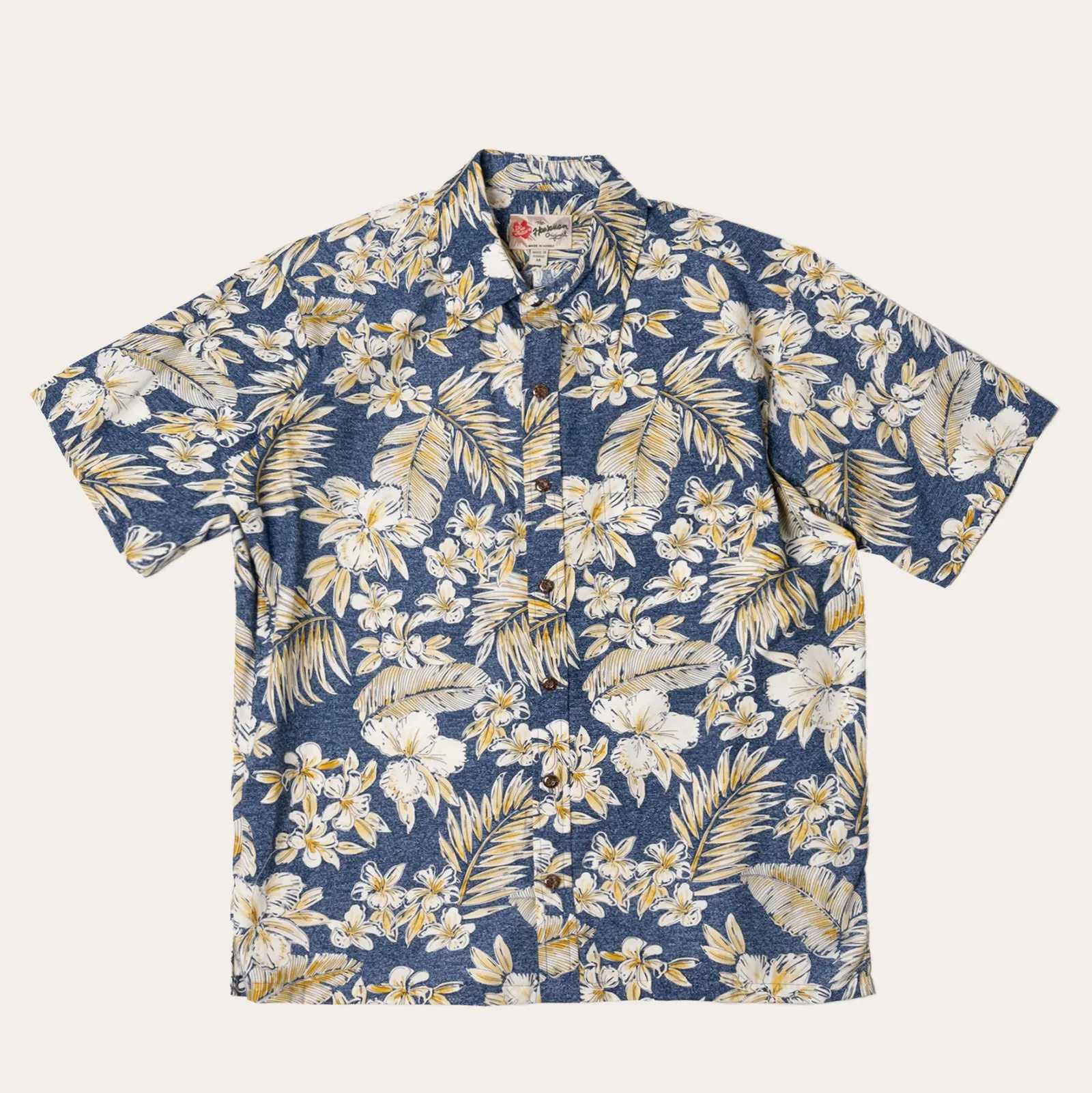 Pen & Ink Botanical Aloha Shirt