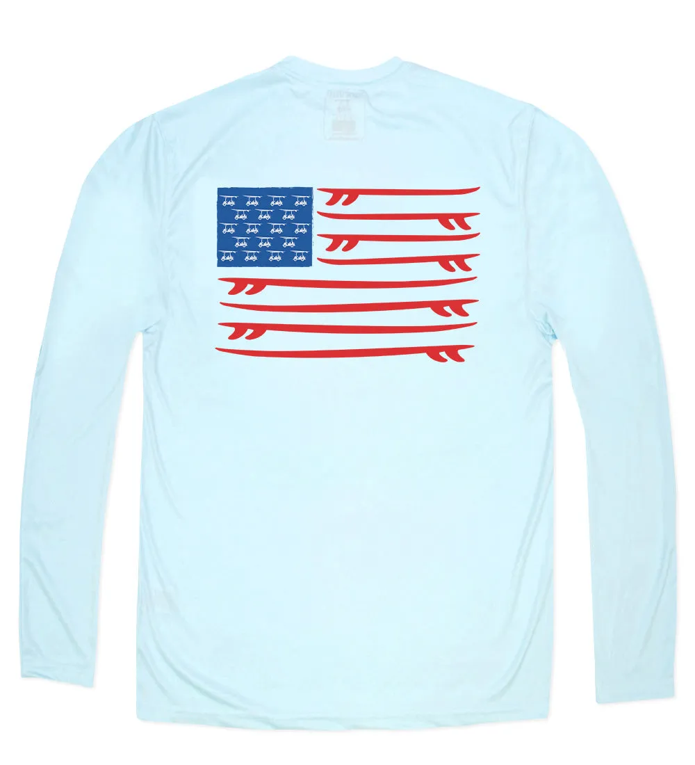 Performance Long Sleeve Surfboard T-Shirt - Arctic