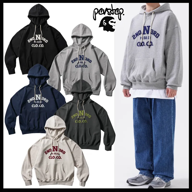 perstep  |Street Style Logo Hoodies & Sweatshirts